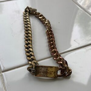 BCBGeneration Gold and Bronze Chain Bracelet